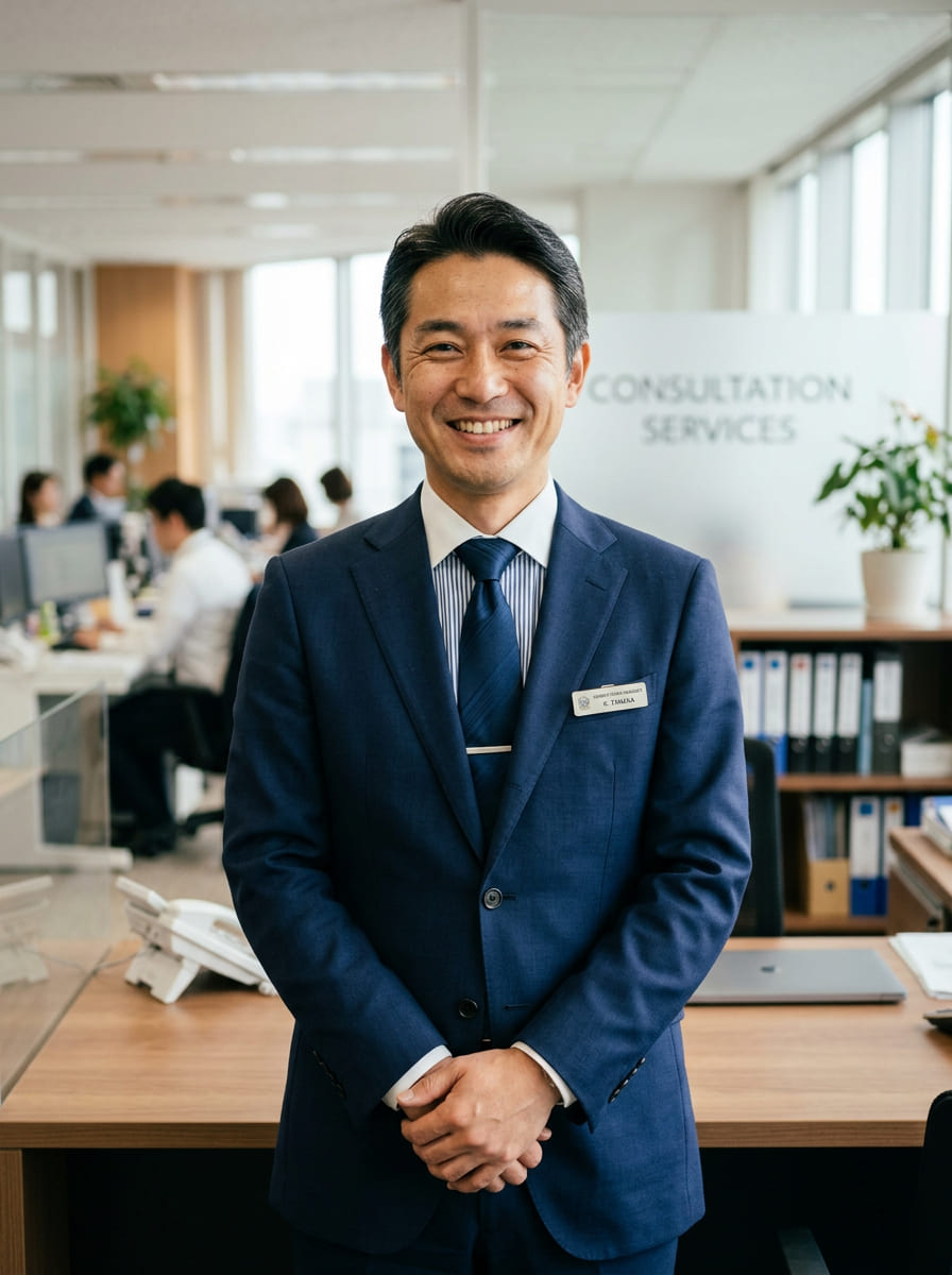 相談窓口責任者 松本康平の写真